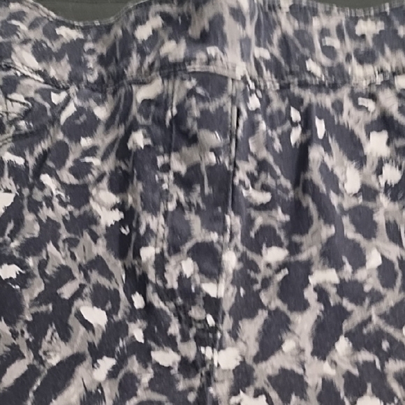 Leopard Grey & Black Soft Skinny Stretch Jeans Elastic Comfort Waist - Picture 9 of 11